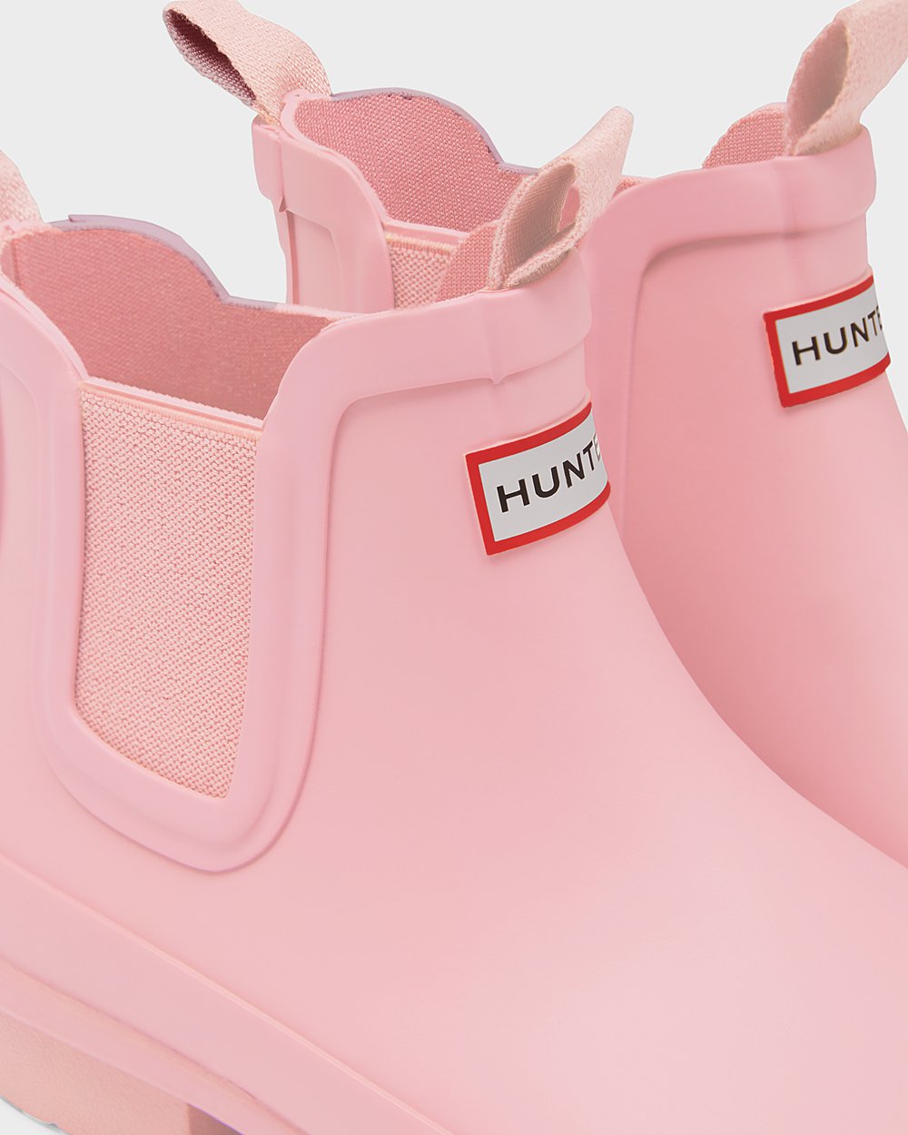 Kids Hunter Original Big | Chelsea Boots Pink | NZ-75061-HNTZ